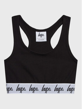 HYPE HYPE Топ CORE21-111 Чорний Slim Fit