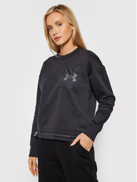 Under Armour Under Armour Суитшърт Ua Rival 1365847 Черен Loose Fit