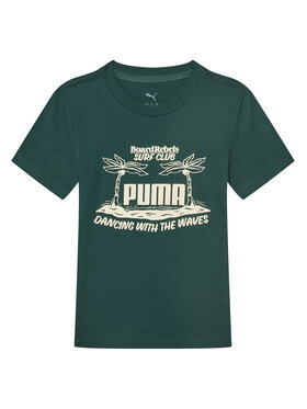 Puma Puma Tricou MID90S Graphic 685152 Verde Regular Fit