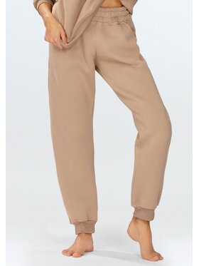 DKaren Sport DKaren Sport Spodnie dresowe Rehema Beżowy Relaxed Fit