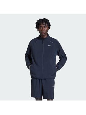 adidas adidas Bluza TECH TREFOIL ESSENTIALS FZ HOOD Czarny Regular Fit