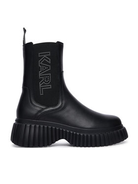 KARL LAGERFELD KARL LAGERFELD Bokacsizma Kreeper Wedge KL44460 Fekete