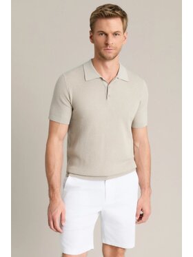 Lancerto Lancerto Polo Teodoro PO073126000032 Beżowy Regular Fit