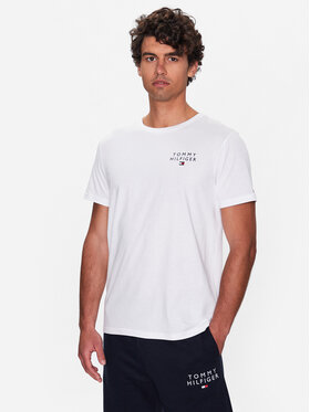 Tommy Hilfiger Tommy Hilfiger T-Shirt UM0UM02916 Biały Regular Fit