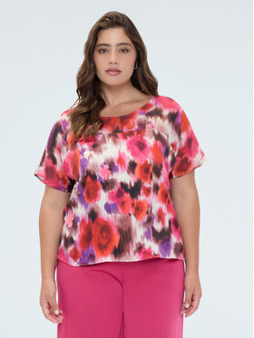 Fiorella Rubino Fiorella Rubino Bluzka 2028L000690N0S6 Różowy Regular Fit