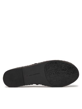 KARL LAGERFELD Espadrile KL70119 Črna