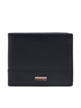 Tommy Hilfiger Tommy Hilfiger Große Herren Geldbörse Th Corp Mini Cc Wallet AM0AM13244 Dunkelblau