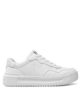 Calvin Klein Jeans Calvin Klein Jeans Сникърси Low Cut Lace-Up Sneaker V3A9-80980-1355 S Бял