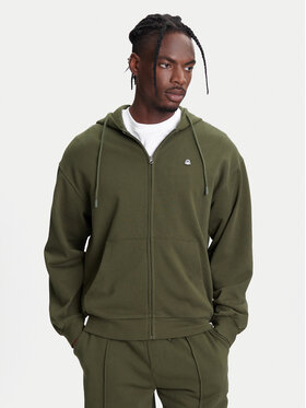 United Colors Of Benetton United Colors Of Benetton Felpa 342ZU500P Verde Regular Fit