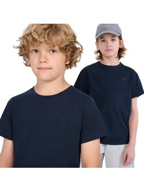 4F 4F T-Shirt 4FJWMM00TTSHM2330-31S Niebieski Regular Fit