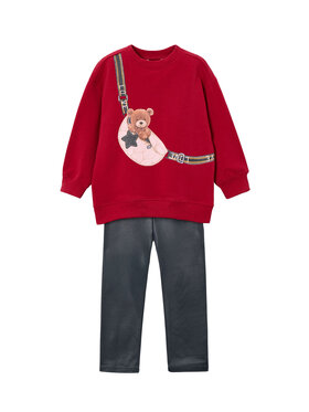 Mayoral Mayoral Komplet bluza i legginsy 4727 Kolorowy Regular Fit