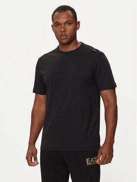 EA7 Emporio Armani EA7 Emporio Armani T-Shirt 6DPT06 PJFFZ 1200 Czarny Regular Fit