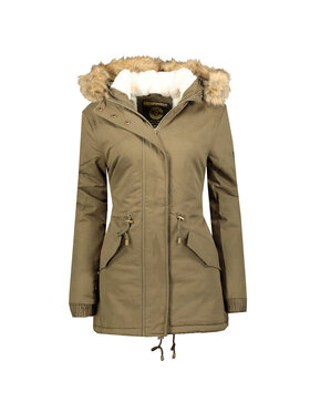 Geographical Norway Geographical Norway Parka WQ833F/GN-KAKI Zielony Reglan Fit