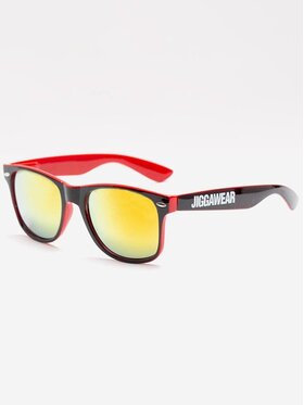 Jigga Wear Jigga Wear Okulary przeciwsłoneczne Okulary Przeciwsłoneczne Czarne Czerwone Żółte Jigga Wear Name Contrast uni Czarny