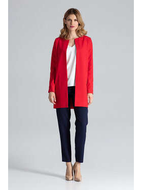 FIGL FIGL Παλτό M551 Κόκκινο Regular Fit