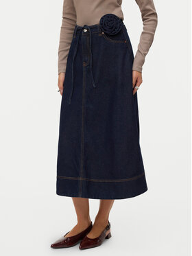 Vero Moda Vero Moda Gonna di jeans Ruth 10343067 Blu scuro A-Line Fit