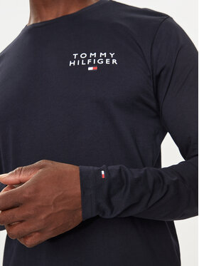 Tommy Hilfiger Majica Dugih Rukava UM0UM02984 Tamnoplava Regular Fit