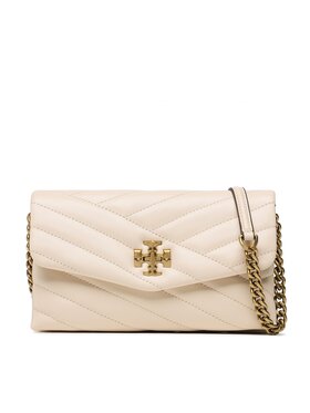Tory Burch Tory Burch Kabelka Kira Chevron Chain 90343 Béžová