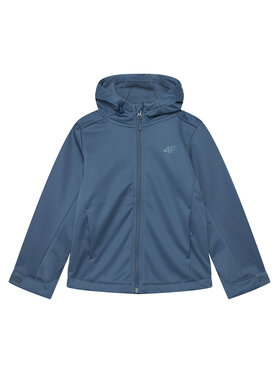 4F 4F Jakna softshell 4FJAW23TSOFM149 Modra Regular Fit