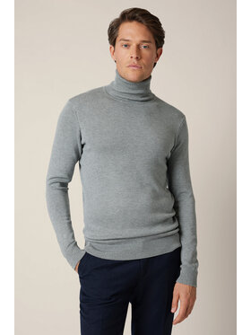 Lancerto Lancerto Sweter Sigmar SW073225000083 Szary Regular Fit
