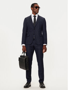 BOSS Boss Uzvalks 50528126 Tumši zils Slim Fit