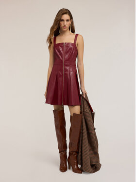 Motivi Motivi Vestito da giorno 7223Q003341N026 Bordeaux A-Line Fit