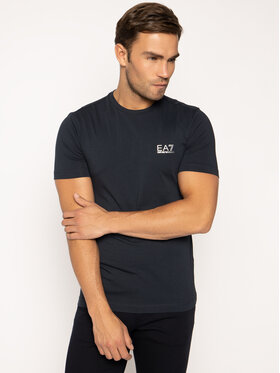 EA7 Emporio Armani EA7 Emporio Armani T-Shirt 8NPT52 PJM5Z 0578 Granatowy Regular Fit
