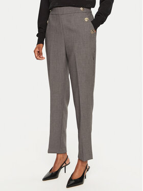 Lola Casademunt by Maite Lola Casademunt by Maite Pantaloni di tessuto MF2414022 011 Grigio Regular Fit