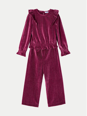 Mayoral Mayoral Set bluză și pantalon 4550 Vișiniu Regular Fit