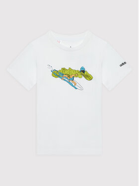 adidas adidas T-shirt Graphic Stoked Beach HE6908 Bijela Regular Fit