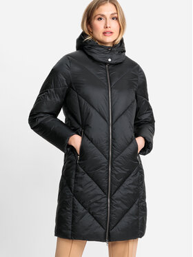 Olsen Olsen Pūkinė striukė 15101398 Juoda Regular Fit