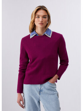 Liu Jo Liu Jo Sweter WA6290MA73R92428 Fioletowy Regular Fit