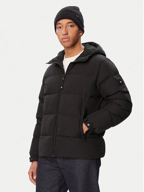 Tommy Hilfiger Tommy Hilfiger Žieminė striukė MW0MW45303 Juoda Regular Fit