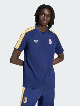 adidas adidas Koszulka techniczna Real Madrid Originals Błękitny Slim Fit