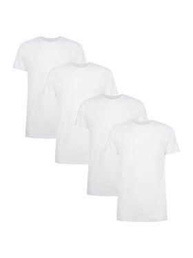 Bamboo Basics Bamboo Basics T-Shirt 21194 Biały Stretch Fit