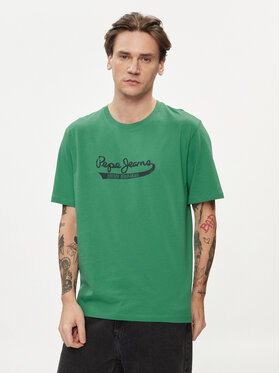 Pepe Jeans Pepe Jeans Tricou Claude PM509390 Verde Regular Fit