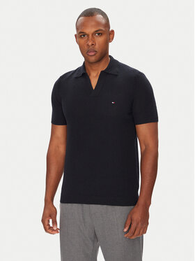 Tommy Hilfiger Tommy Hilfiger Polo MW0MW39531 Granatowy Regular Fit