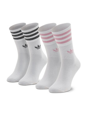 adidas adidas Високі шкарпетки unisex Mid Cut Glt Sck HK0301 Білий