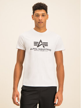 Alpha Industries Alpha Industries T-Shirt Basic 100501 Weiß Regular Fit