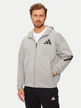 adidas adidas Majica dugih rukava Z.N.E. JF2450 Siva Regular Fit