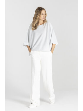 Deni Cler Milano Deni Cler Milano Bluzka T-DC-1340-E2-20-18-1 Biały Loose Fit