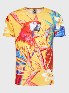 Mr. GUGU & Miss GO Mr. GUGU & Miss GO Tricou Unisex Paradise Parrots Colorat Regular Fit