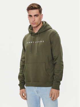 Tommy Jeans Tommy Jeans Pluus Linear Logo DM0DM17985 Roheline Regular Fit
