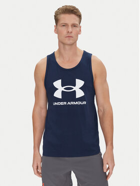 Under Armour Under Armour Trikó Ua Sportstyle Logo Tank 1382883 Sötétkék Loose Fit