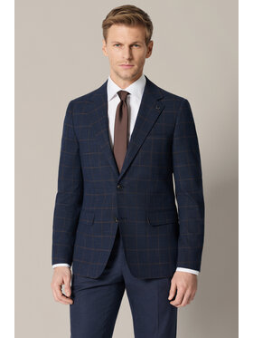 Lancerto Lancerto Marynarka Soncino MA131126000030 Granatowy Regular Fit