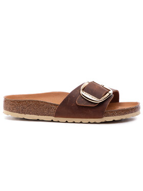 Birkenstock Birkenstock Pantoletten Madrid Big Buckle 1006525 Braun