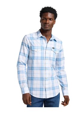 Lee Lee Koszula 112363911 Niebieski Regular Fit