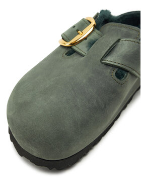 Birkenstock Natikače Boston Bb Shearling Leoi 1028061 Zelena