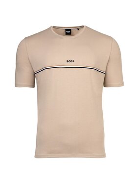 BOSS BOSS T-Shirt 25936 Brązowy Comfort Fit