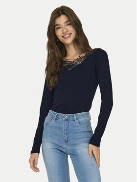 ONLY ONLY Bluse Kira 15302894 Dunkelblau Slim Fit